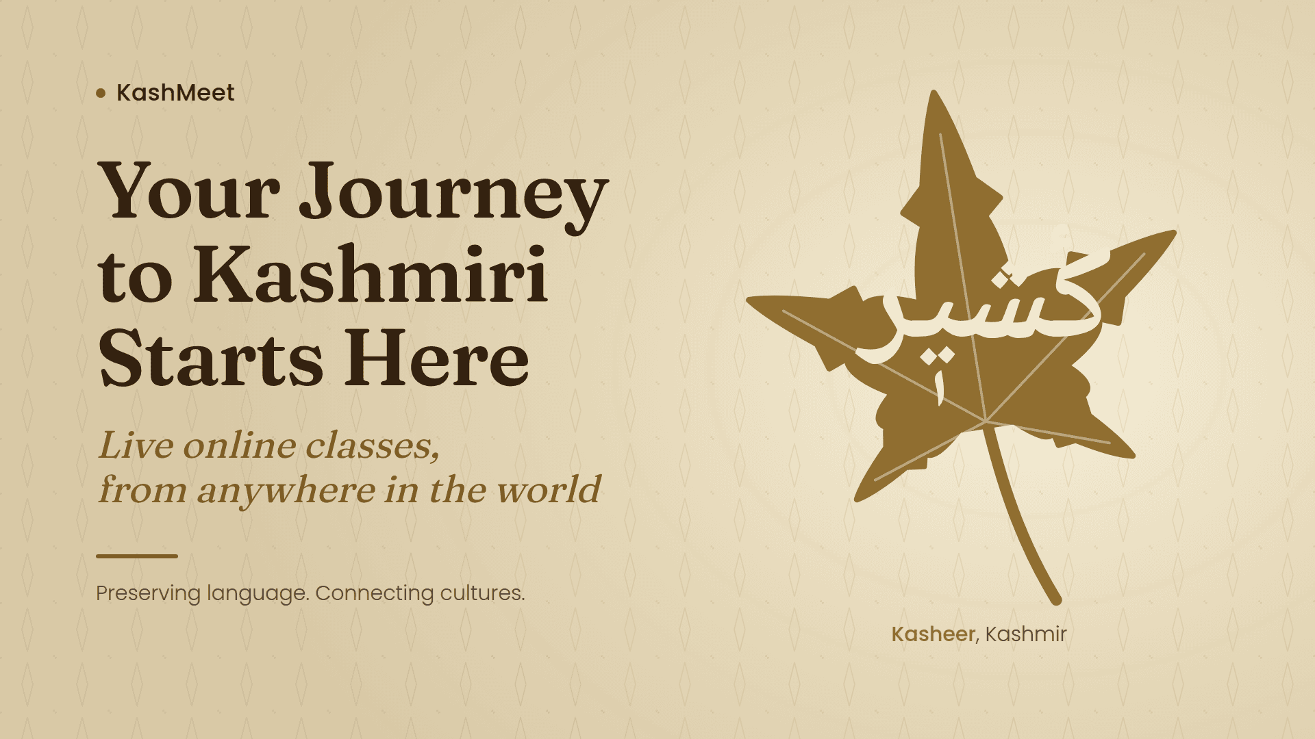 Live Kashmiri lesson